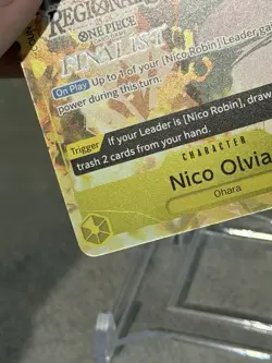 Nico Olvia (Regional Finalist Card Set 2025 Vol.1) - One Piece Promotion (OP-PR) - Image 3