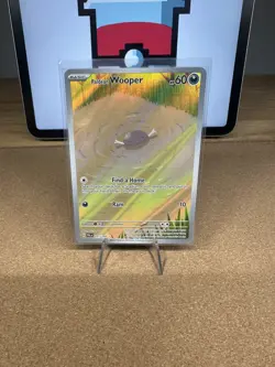 Paldean Wooper 221/193 SV02: Paldea Evolved Illustration Rare Pokemon Card - Image 1
