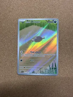 Paldean Wooper 221/193 SV02: Paldea Evolved Illustration Rare Pokemon Card - Image 2