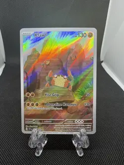 Pokemon Card Klawf 217/198 Scarlet & Violet Base Set Illustration Rare Near Mint - Image 1