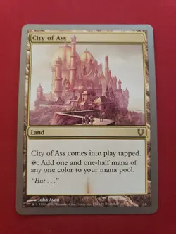 City Of Ass Unhinged MtG #134 - Image 1