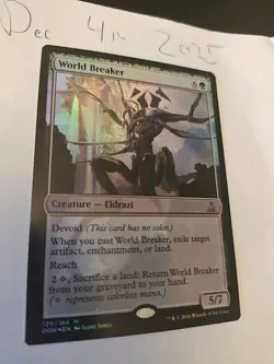 Oath of the Gatewatch World Breaker NM Foil MTG English - Image 1