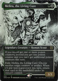Melira, the Living Cure (Borderless) - FOIL - R Phyrexia: All Will Be One 333 - - Image 1