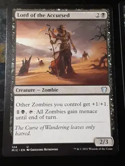 Lord of the Accursed , Commander Innistrad Midnight Hunt ,NM, MTG ,FREE SHIPPING - Image 1