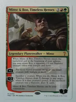 Minsc & Boo, Timeless Heroes (White Border) Magic MtG x1 MB2 Mystery Booster 2 - Image 1