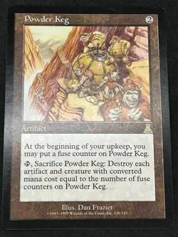 Magic the Gathering MTG Powder Keg Artifact Urza's Destiny Rare - Image 1