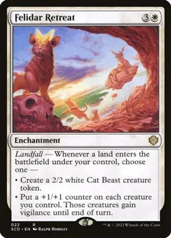 MTG - Felidar Retreat - Starter Commander - X1 - (NM) - - Image 1