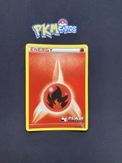 Pokemon TCG Fire Energy Black & White 106/114 Prize Pack Holo MP. - Image 1