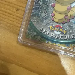 Pokemon 2000 Topps Chrome Pokemon Series 1 #13 Weedle- NM/MINT - CGC 8.5 Chrome - Image 5