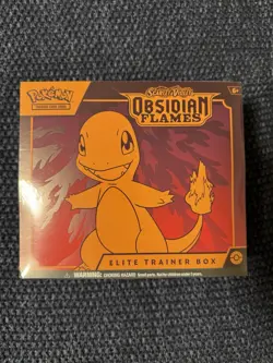 Pokemon TCG Obsidian Flames ETB Elite Trainer Box New Sealed - 9 Booster Packs 820650853913 - Image 1