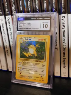 Pokemon TCG Raichu - CGC Gem Mint 10 - Base Set Unlimited - 14/102 - Image 1