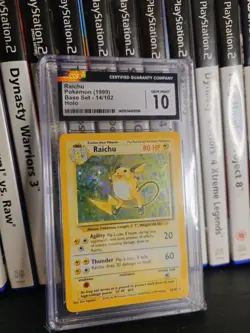 Pokemon TCG Raichu - CGC Gem Mint 10 - Base Set Unlimited - 14/102 - Image 3
