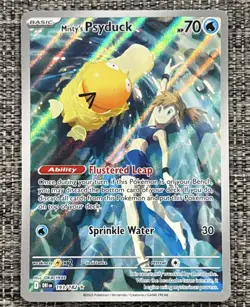 Misty's Psyduck 193/182 Illustration Rare 2025 Pokemon Destined Rivals ENG NM - Image 1