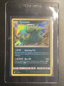 Tyranitar Holo Rare 85/181 Pokemon TCG Sun & Moon Team Up Holo Rare NM - Image 4
