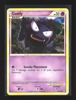 Pokemon Triumphant #63/102 Common Gastly - Image 1