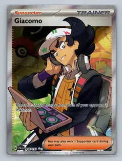 Pokemon SV02: Paldea Evolved #252/193 Giacomo Holo Ultra Rare - Image 1