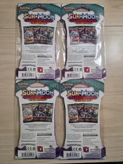 Pokemon Sun and Moon Guardians Rising Sleeved Art Set & Surging Sparks Sealed - Image 3