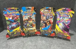 4x Lot Pokemon TCG Mega Evolution Sleeved Booster Packs - Art Set - Image 1