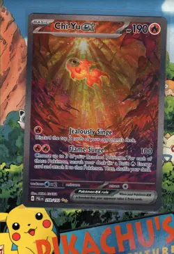 Pokemon TCG Chi-Yu ex 259/193 Special Illustration Rare Paldea Evolve NM/M - Image 1