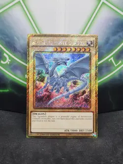 Yugioh Blue-Eyes White Dragon MVP1-ENGV4 Gold Secret Rare VLP - Image 1