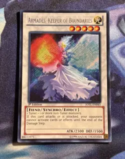 Yugioh - Armades, Keeper Of Boundaries - JOTL-EN045 - Secret Rare 1st Ed LP - Image 1