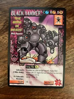 BLACK HAMMER | 1996 Wildstorms Card Game CCG/TCG | Rare | Legends | FREE S/H - Image 1