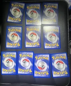 Pokemon First Edition 10 card lot LP+ to LP - Image 2