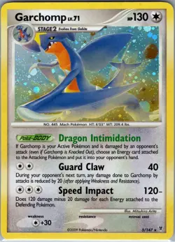 Garchomp 5/147 Holo Supreme Victors - Pokemon Card - NM - Image 1