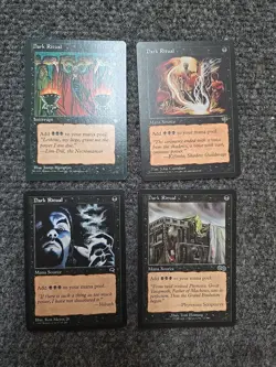 Magic the Gathering Dark Ritual : Ice Age, Mirage, Tempest, Urza's Saga. - Image 1