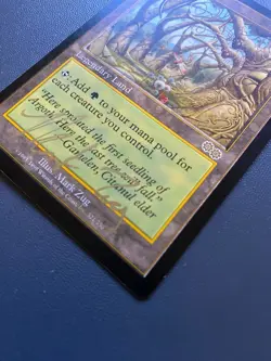 MTG Gaea's Cradle (SIGNED) Urza's Saga - Image 2