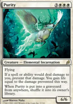Purity Magic mtg Light Play, English Lorwyn x1 - Image 1