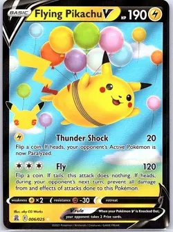 Flying Pikachu V 006/025 Celebrations - Pokemon Card - NM - Image 1