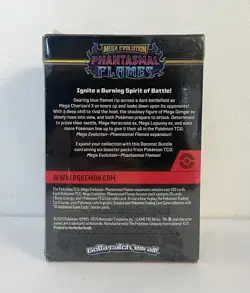 Pokemon TCG Mega Evolution Phantasmal Flames Booster Bundle Brand New Sealed - Image 2
