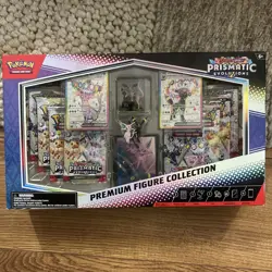 Pokemon TCG Prismatic Evolutions Premium Figurine Collection with damage - Image 1