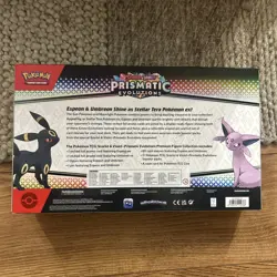 Pokemon TCG Prismatic Evolutions Premium Figurine Collection with damage - Image 3
