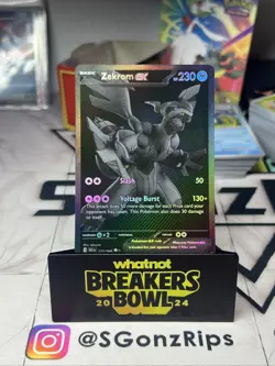 Zekrom Ex 172/086 - Black Bolt Pokemon TCG English - Mint Condition - Image 1