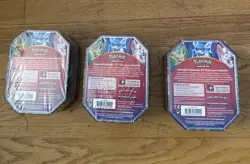 Pokemon TCG Evolution Celebration Tin lot 3 sealed Leafeon Sylveon Glaceon Set - Image 3