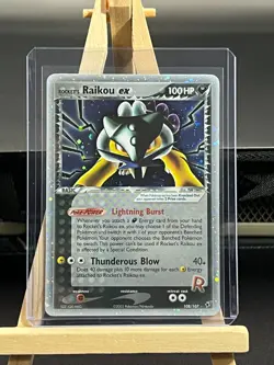 Rocket's Raikou ex 108/107 Pokemon Ex Deoxys -Secret Rare Holo-NM - Image 1