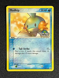 2005 Pokemon TCG Mudkip #56 (WOTC) Wizards World Philadelphia Promo -NM+ - Image 2