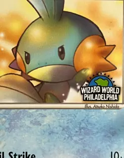 2005 Pokemon TCG Mudkip #56 (WOTC) Wizards World Philadelphia Promo -NM+ - Image 3