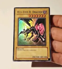 Yugioh Red-Eyes Black Dragon SDJ-001 Ultra Rare Starter Deck Joey LP - Image 4