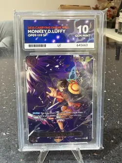 One Piece TCG -Monkey.D.Luffy (OP09-119) SP Carrying On His Will ACE 10 - Image 3