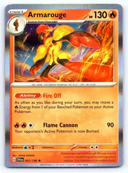Armarouge - (Line Holo) Rare Miscellaneous Cards & Products 041/198 NM - Image 1