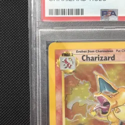 1999 Pokemon TCG Charizard Base Set Holo Rare Card 4/102 PSA 4 Great Gift Idea! - Image 3