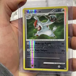 Pokemon Card - Vigoroth Mysterious Treasures 68/123 Reverse Holo LP Pokemon TCG - Image 2