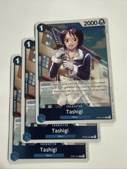 Tashigi Op06-050 Wings Of The Captain One Piece Card Game English X3 - Image 1