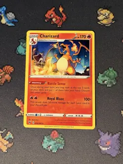 Pokemon Cards Charizard 025/185 Non Holo Rare Vivid Voltage - (NM) - Image 1
