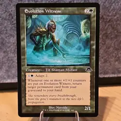 MTG Evolution Witness Modern Horizons 3 Set Retro Frame #424 NM Fresh Pull - Image 1