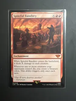 MTG Spiteful Banditry Lord of the Rings Middle Earth NM - Image 1