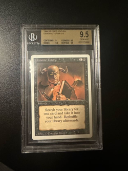 MTG Demonic Tutor - BGS 9.5 - Revised 3rd Edition - Image 1